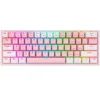TECLADO FIZZ PRO PINK/WHITE REDRAGON 60% ESP