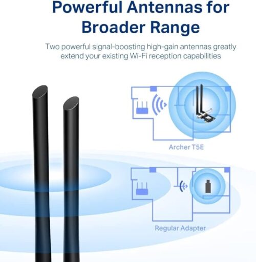 ADAPTADOR AC1200 WI-FI 4.2 PCIE/ARCHER T5E - Imagen 3