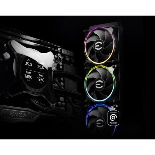 ENFRIAMIENTO LIQUIDO EVGA 240CM CLCX ARGB 2X120MM