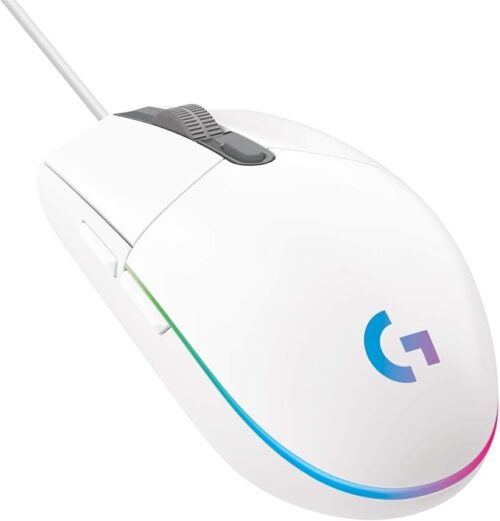 MOUSE LOGITECH G203 USB LIGHTSYNC WHITE