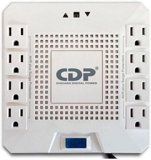 CDP R-AVR1808 1800VA/1000W REGULADOR (AVR), 8 SALIDAS - Imagen 2