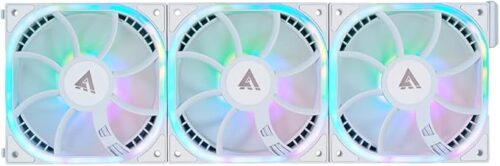 KIT VENTILADORES MODULAR GAME FACTOR 3X120MM 58CFM RGB BLANCO FKG500-W - Imagen 5