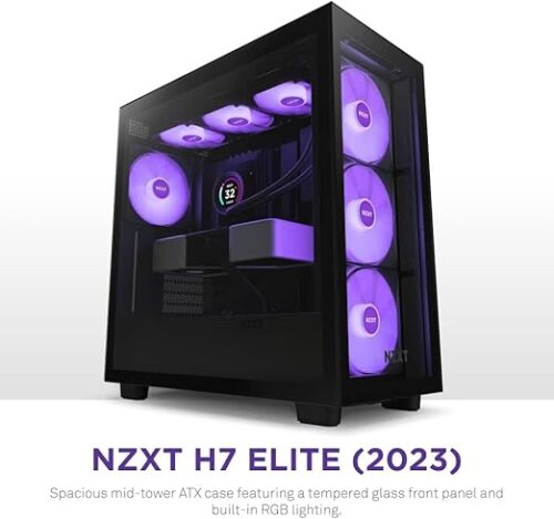 GABINETE NZXT H7 ELITE NEGRO, ATX - Imagen 3