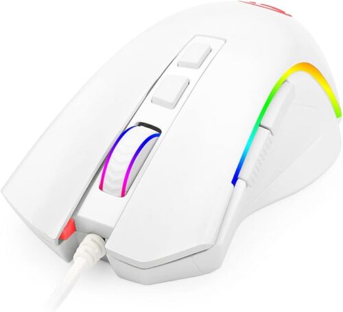 GRIFFIN WHITE MOUSE REDRAGON RGB - Imagen 2