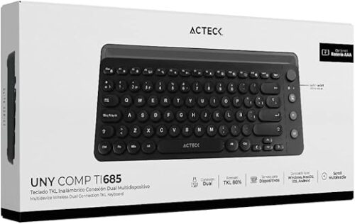 TECLADO ACTECK UNY COMP TI685 INALÁMBRICO