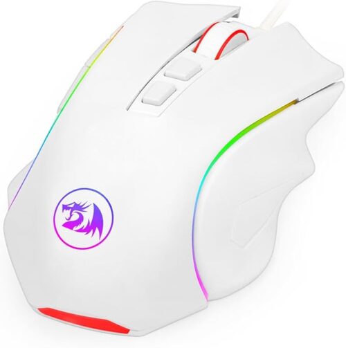 GRIFFIN WHITE MOUSE REDRAGON RGB - Imagen 3