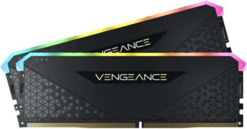 MEMORIA RAM DDR4 CORSAIR 16GB 3200MHZ (2X8GB) VENGEANCE RGB RS NEGRO