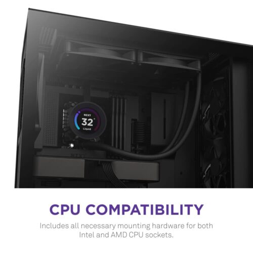 ELIQ NZXT KRAKEN 280MM ELITE NEGRO - Imagen 2