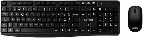 KIT TECLADO Y MOUSE INALAMBRICO ACTECK COMBO CREATOR MK440 NEGRO