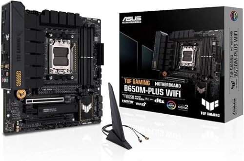 TARJETA MADRE ASUS TUF GAMING B650M-PLUS WIFI AM5/WIFI6/DDR5/HDMI/DP