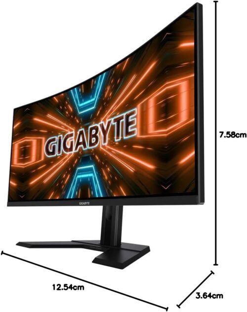 MONITOR LED GIGABYTE 34" 3440X1440 QWHD, 144HZ, CURVO, VA, HDMI 2.0*2 - G34WQC A - Imagen 2