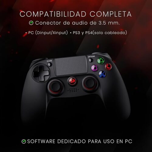 GAMEPAD JUNO REDRAGON WIRELESS BLUETOOTH - Imagen 2