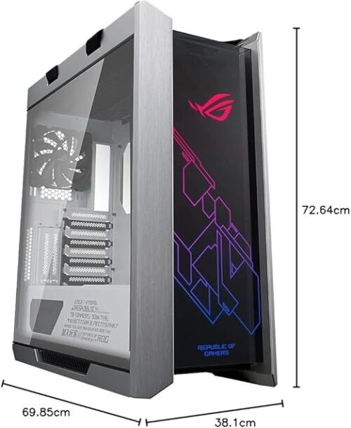 GABINETE ASUS GX601 ROG STRIX HELIOS BLANCO - Imagen 2