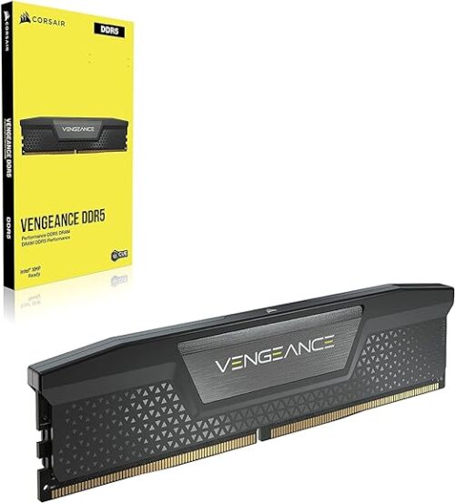 MEMORIA RAM DDR5 CORSAIR CMK64GX5M2B5200C40 64GB (2X32GB) 5200MHZ VENGEANCE NEGRO