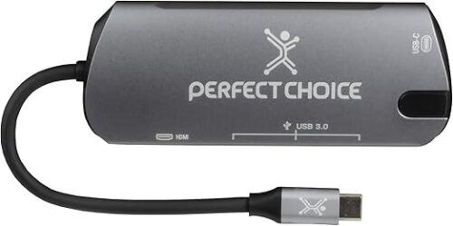 HUB PERFECT CHOICE USB TIPO C - 3 PUERTOS USB-A + 1 PUERTO USB-C - Imagen 3