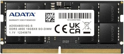 MEMORIA DDR5 ADATA 8GB 4800 SO-DIMM (AD5S480016G-S)