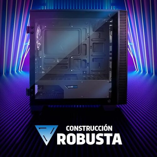 GABINETE GAME FACTOR OPTICAL, ATX, CRISTAL, ARGB, 1*120MM RGB CSG560 VORAGO - Imagen 5