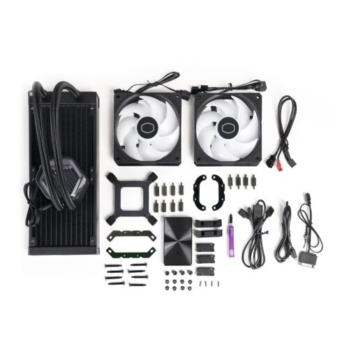 VENTILADOR P/CPU COOLER MASTER (MLX-D24M-A25PZ-R1) ML240 ATMOS NEGRO - Imagen 2