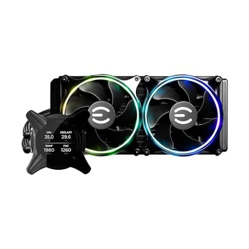 ENFRIAMIENTO LIQUIDO EVGA 240CM CLCX ARGB 2X120MM - Imagen 4