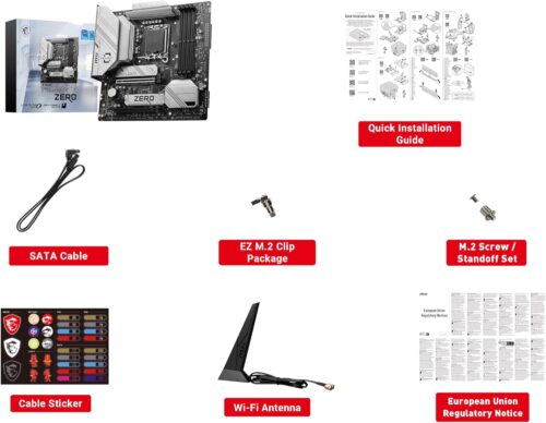 MB MSI B760M PROJECT ZERO 1700 DDR5 - Imagen 2