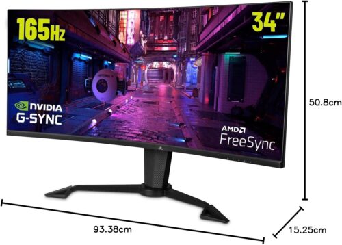 MONITOR CURVO 34" YEYIAN YMC-VA34-01 SIGURD 165HZ