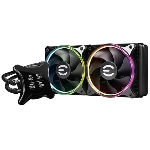 ENFRIAMIENTO LIQUIDO EVGA 240CM CLCX ARGB 2X120MM - Imagen 5