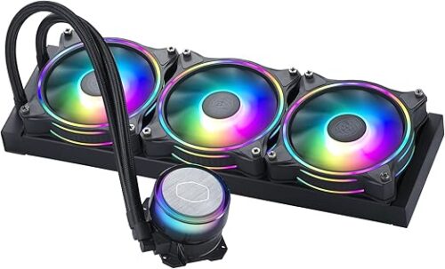 VENTILADOR P/CPU COOLER MASTER ML360 ILLUSION,3*FAN 120MM,RGB,LGA1700/AM5 - Imagen 7