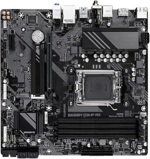 MOTHERBOARD GIGABYTE B650M D3HP AX, SAM5 WIFI6 - Imagen 3