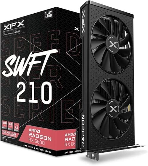 TARJETA DE VIDEO XFX RADEON RX 6600 SPEEDSTER SWFT 210  8GB