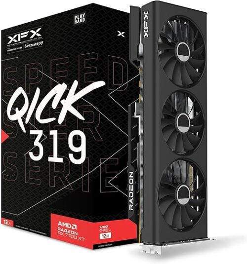 TARJETA DE VIDEO XFX (RX-77TQICKB9) SPEEDSTER QICK 319 RADEON RX7700XT