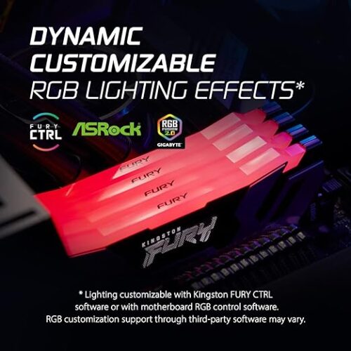 MEMORIA DDR5 KINGSTON FURYRENEGADE RGB 16GB 6400MHZDIMM - Imagen 8