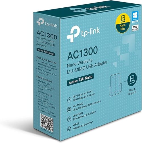 ADAPTADOR USB TP-LINK AC1300 NANO WIRELESS MU-MIMO - Imagen 2