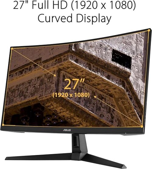 MONITOR LED ASUS 27" TUF GAMING CURVO (VG27VH1B) - Imagen 5