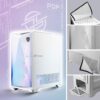 GABINETE MSI MPG GUNGNIR 300R AIRFLOW BLANCO EATX