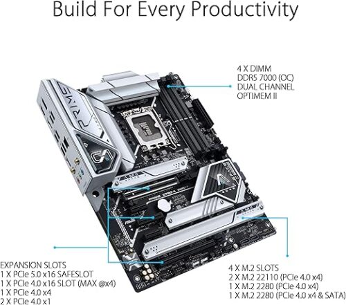 MOTHERBOARD ASUS (PRIME Z790-A WIFI)SOCKET 1700 13A - Imagen 6