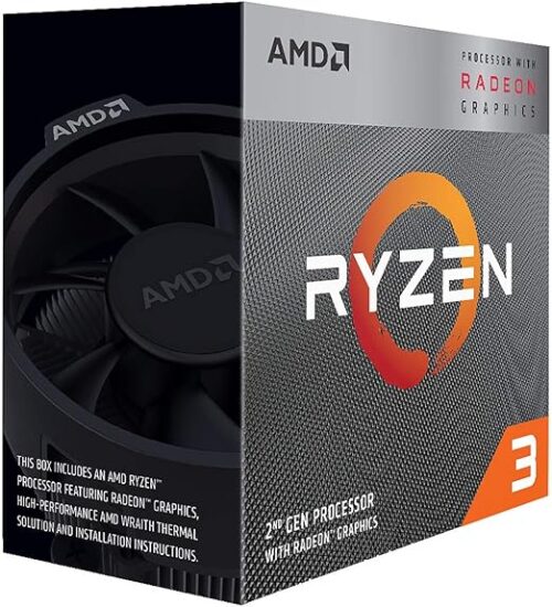 CPU AMD RYZEN 3 3200G 4CORE, 4MB, 3.6GHZ, AM4 - Imagen 2