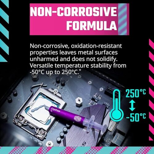 PASTA TERMICA COOLER MASTER (MGZ-NDSG-N07M-R2) CRYOFUZE, GRIS, 0.7 ML - Imagen 4