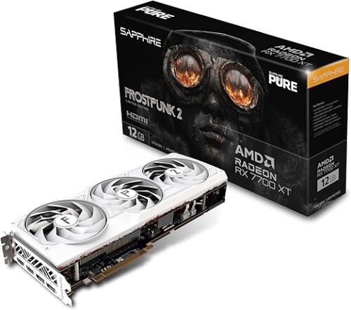 TARJETA DE VIDEO SAPPHIRE PURERX7700XT FROSTPUNK2 EDITION