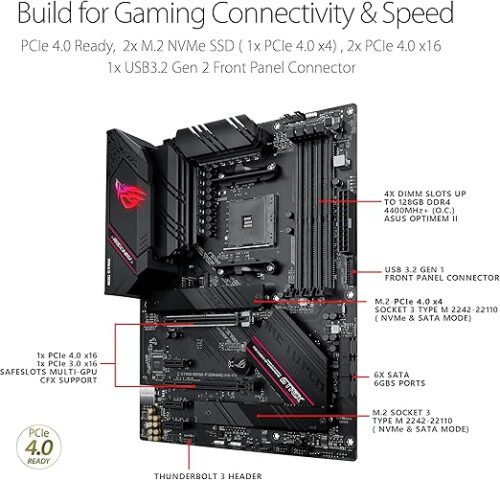 TARJETA MADRE ASUS ROG STRIX B550-F GAMING WIFI II AM4 - Imagen 3