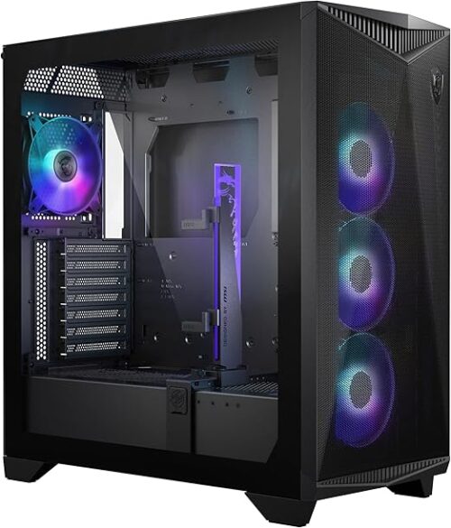 GABINETE MSI MPG GUNGNIR 300R AIRFLOW NEGRO EATX - Imagen 2