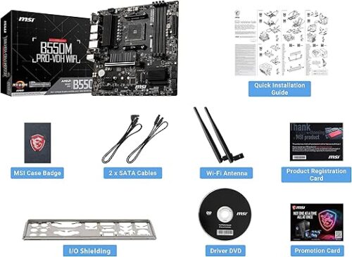 MOTHERBOARD MSI B550M PRO-VDH WIFI AM4 - Imagen 4