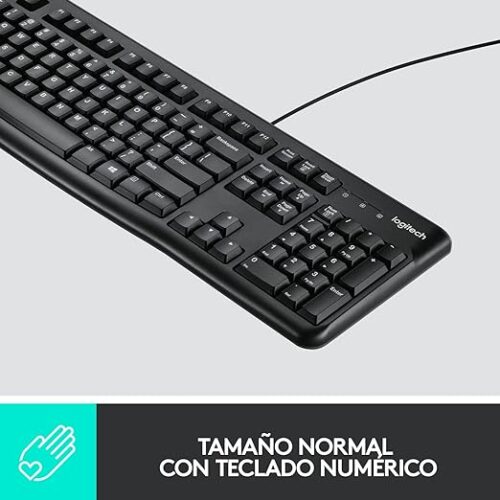 KIT LOGITECH MK120 TECLADO/MOUSE ALÁMBRICO USB - Imagen 2