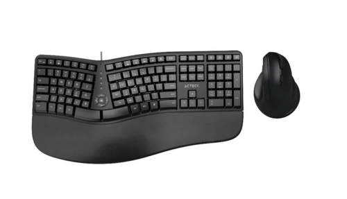 KIT TECLADO Y MOUSE NEGRO INALAMBRICO ACTECK FITT MK770 - Imagen 2