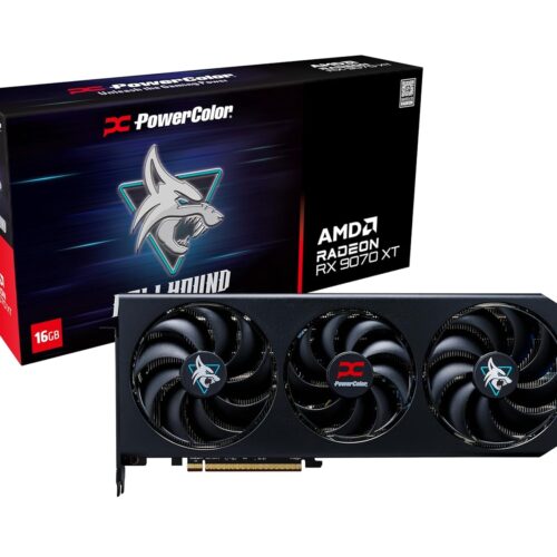TARJETA DE VIDEO POWER COLOR HELLHOUND AMD RADEON RX 9070 XT 16GB GDDR