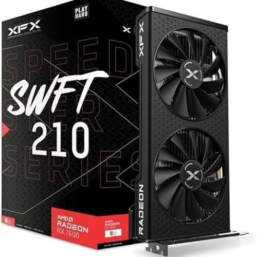 TARJETA DE VIDEO XFX SPEEDSTER SWFT 210 RADEON RX 7600 8GB (RX-76PSWFTFY)