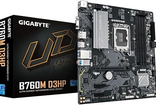 MOTHERBOARD GIGABYTE B760M D3HP SOCKET 1700, 4*DDR5 5600MHZ, HDMI, VGA, DP,MICRO ATX