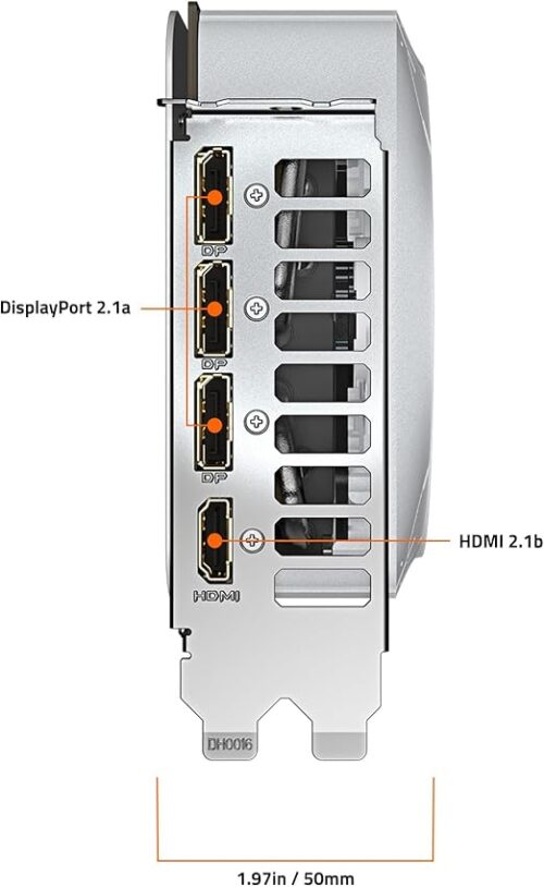 TARJETA DE VIDEO GIGABYTE RTX 5070TI,16GB GDDR7,PCIE 5.0,1*HDMI,3*DP3,FAN (GV-N507TEAGLEOC ICE-16GD) - Imagen 2