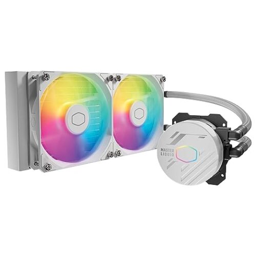 ENFRIAMIENTO LIQUIDO COOLER MASTER 240L CORE ARGB 240MM BLANCA (MLW-D24M-A18PZ-RW)