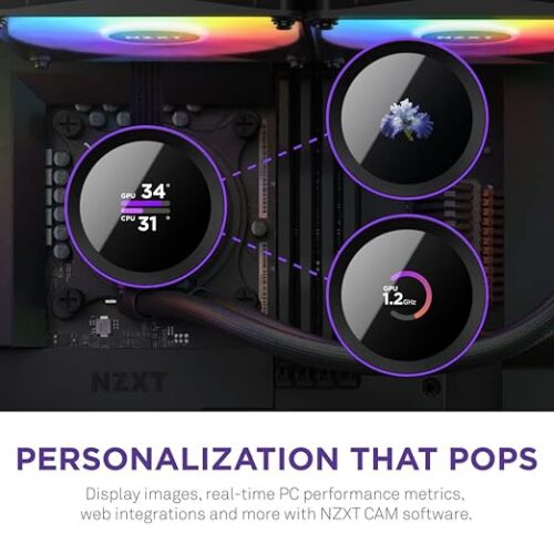 ENFRIAMENTO LIQUIDO NZXT KRAKEN 360 RGB NEGRO - Imagen 5