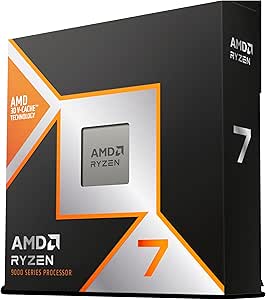 PROCESADOR AMD RYZEN 7 9800X3D S-AM5, 8 CORE, 4.7 GHZ, 120W, C/GRAFICOS, S/FAN (100-100001084WOF)